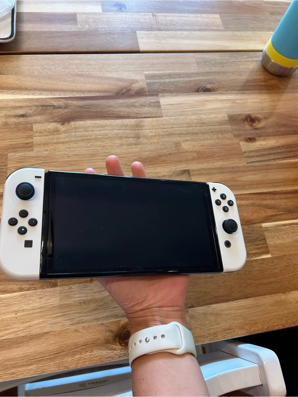 Nintendo Switch OLED Bundle White w/ 2 HORI Wireless Controllers & Dock